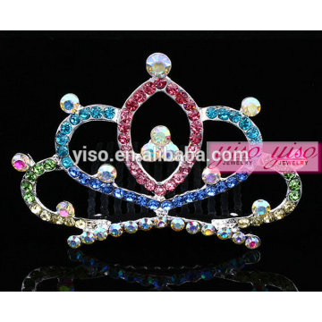 Ornement en cristal coloré royal royal prince couronne